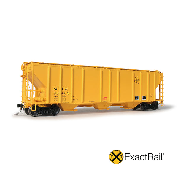 HO Scale: PS-2CD 4427 Covered Hopper - Milwaukee Road '1981