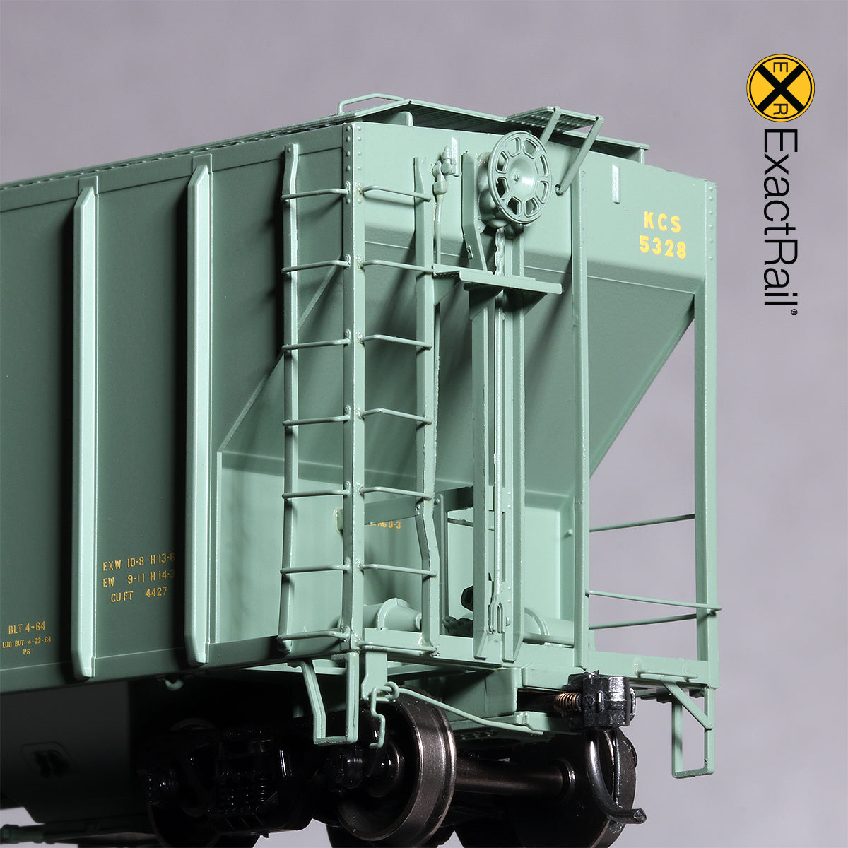 HO Scale: PS-2CD 4427 Covered Hopper - Kansas City Southern '1964 As-Delivered'