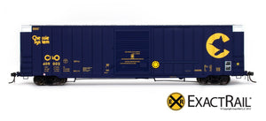 Berwick 7327 Boxcar : Chessie System : C&O - ExactRail Model Trains - 2