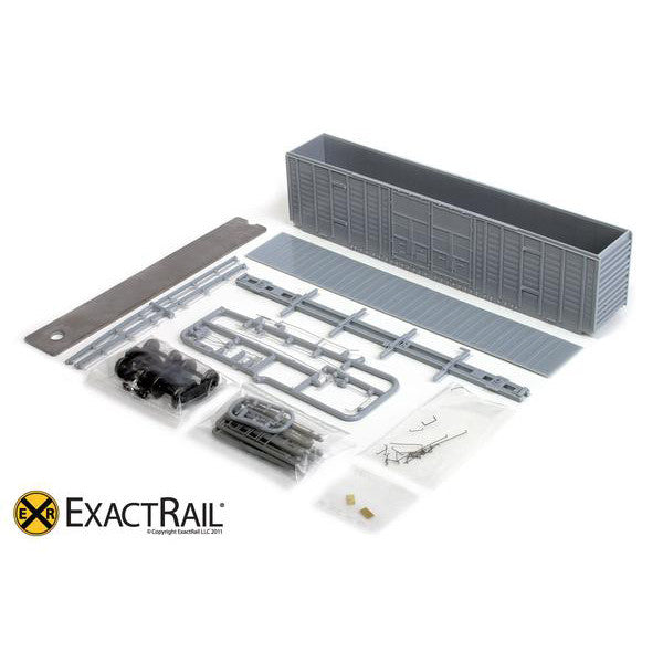 HO Scale: P-S 7315 Waffle Boxcar - Undecorated Kit