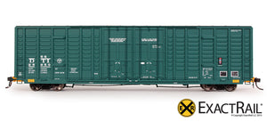 P-S 7315 Waffle Boxcar : DT&I - ExactRail Model Trains - 2