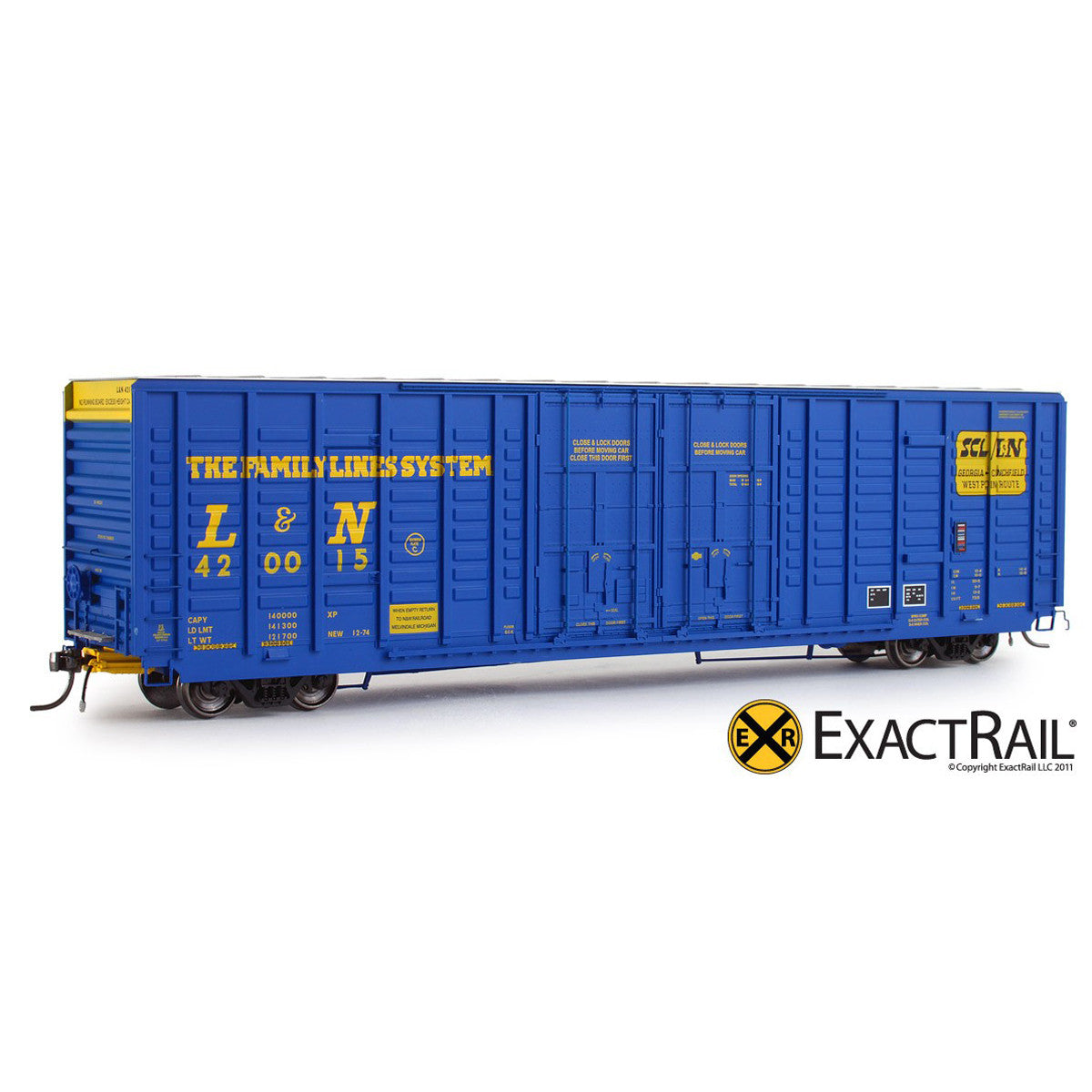 HO Scale: X - P-S 7315 Waffle Box Car - L&N