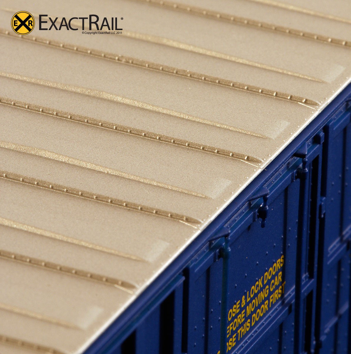 X - P-S 7315 Waffle Box Car : L&N - ExactRail Model Trains - 6