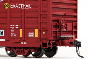 P-S 7315 Waffle Boxcar : UP : Medallion Repaint - ExactRail Model Trains - 3