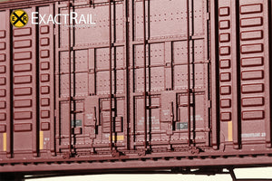 P-S 7315 Waffle Boxcar : UP : Medallion Repaint - ExactRail Model Trains - 5