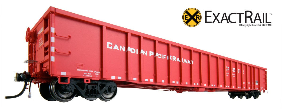 Thrall 3564 Gondola : CP - ExactRail Model Trains - 6