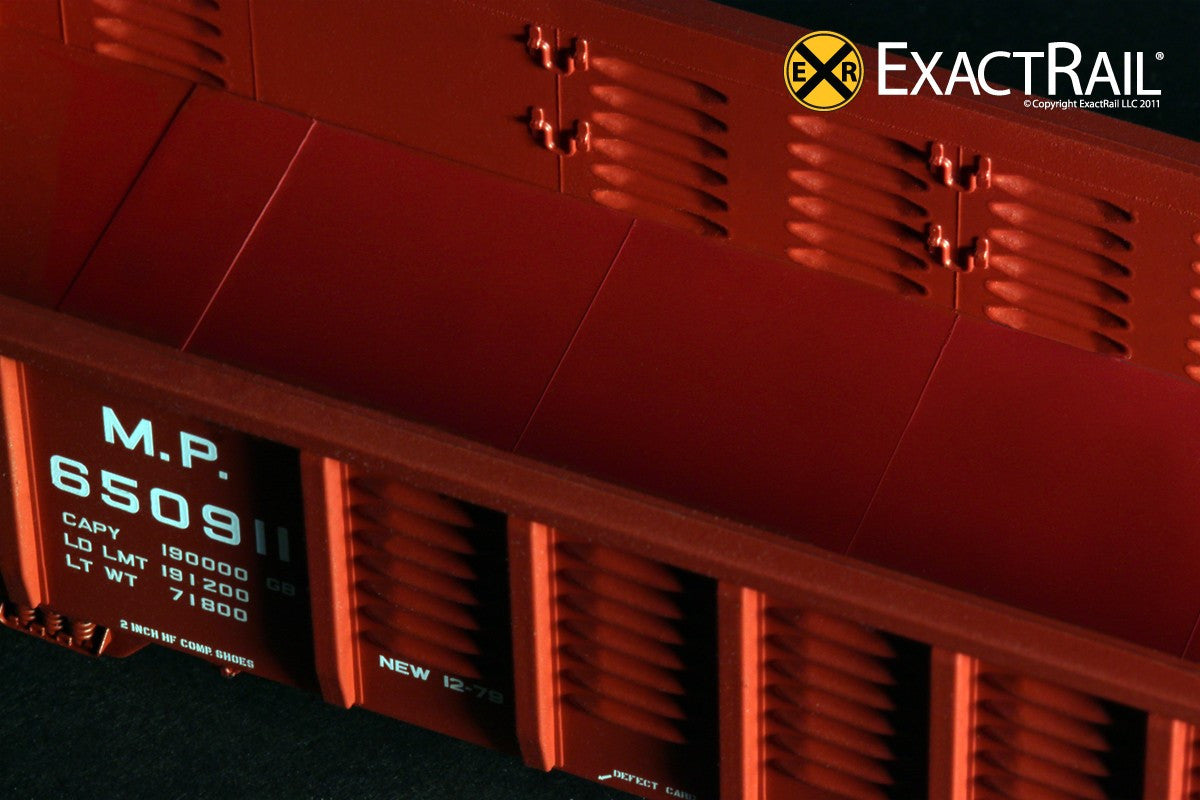 Greenville 65' Mill Gondola : MP - ExactRail Model Trains - 5