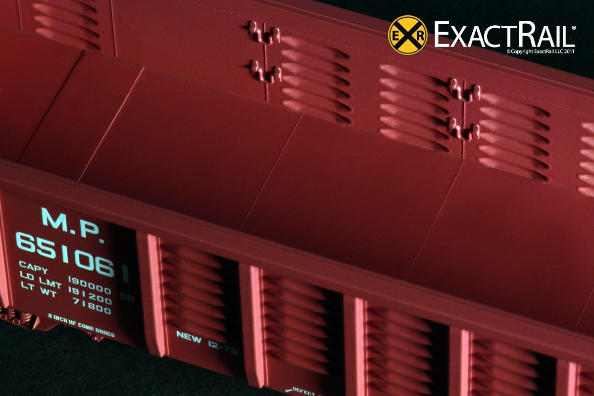 Greenville 65' Mill Gondola : UP - ExactRail Model Trains - 5