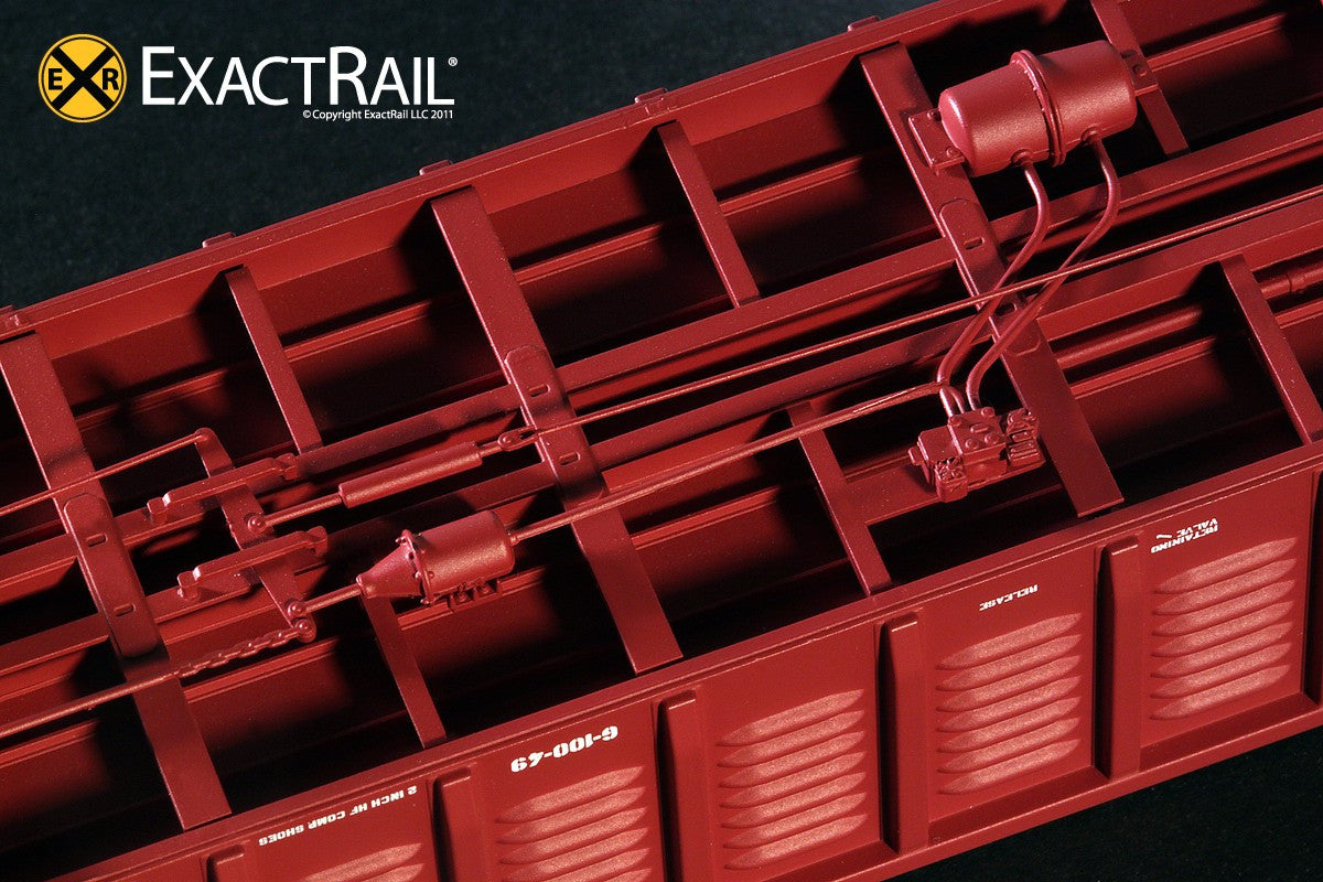 Greenville 65' Mill Gondola : UP - ExactRail Model Trains - 4