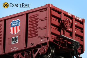 Greenville 65' Mill Gondola : UP - ExactRail Model Trains - 3