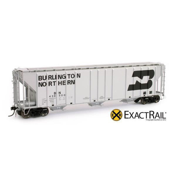 Magor 4750 Covered Hopper HO Scale | BN-1 | ExactRail - ExactRail