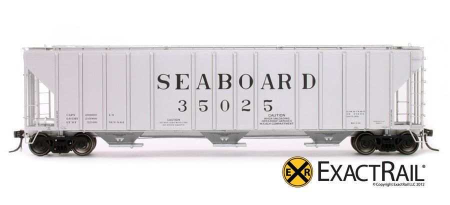 HO Scale: Magor 4750 Covered Hopper - Seaboard Airlines