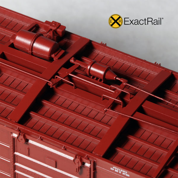 HO Scale: Milwaukee Road 3898 Ribside Boxcar - Hiawatha '2