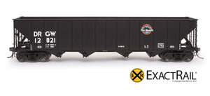 Bethlehem 3483 Hopper: D&RGW "Mainline thru the Rockies" - ExactRail Model Trains - 5