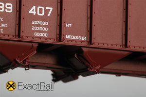 Bethlehem 3737 Hopper : MP : 1984 Small Eagle Repaint - 3716 - ExactRail Model Trains - 4