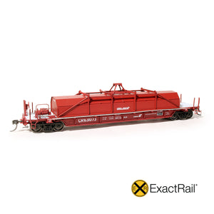 HO Scale: Thrall 54' Coil Car - Conrail 'Repainted Hood'