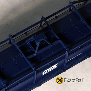 HO Scale: Thrall 54' Coil Car - CSX '2007 Blue Repaint'