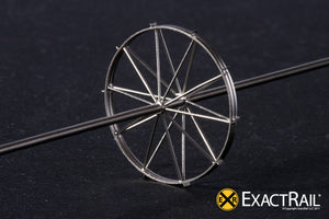 Brass Irrigation Wheel Line - ExactRail Model Trains - 4