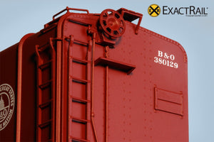 B&O M-53 Wagontop Boxcar : Early 13 Great States - ExactRail Model Trains - 4