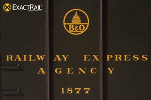 B&O M-53 Wagontop Boxcar : Olive Coach Green - ExactRail Model Trains - 5