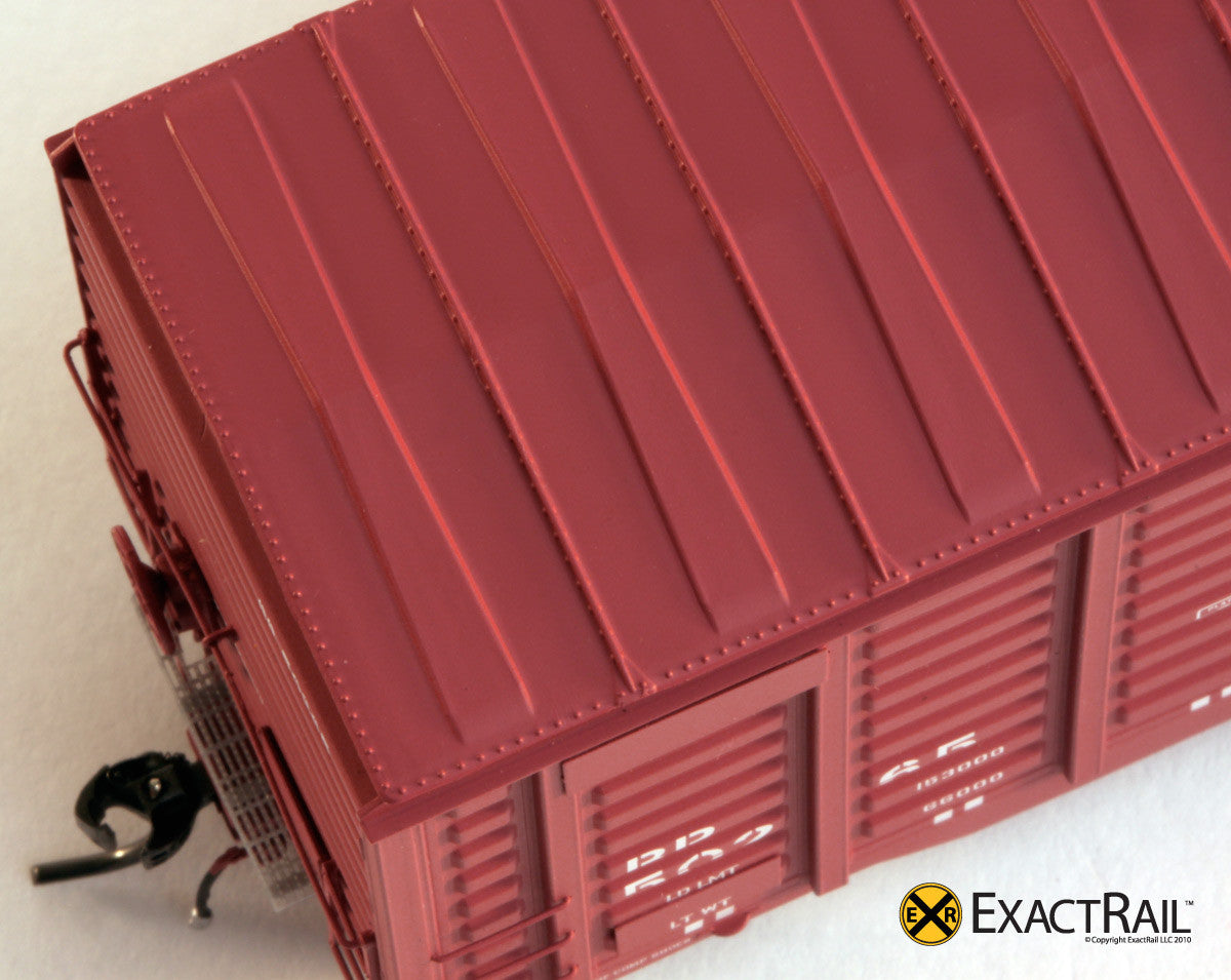 X - PS 50' Waffle Box Car : BR - ExactRail Model Trains - 7