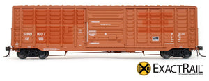 PS 50' Waffle Boxcar : SIND - ExactRail Model Trains - 2