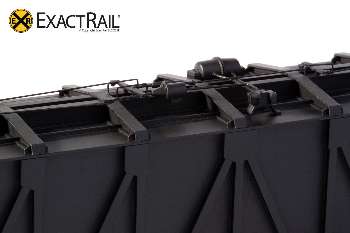 X - Gunderson 7466 Wood Chip Gondola : GFSX - ExactRail Model Trains - 3