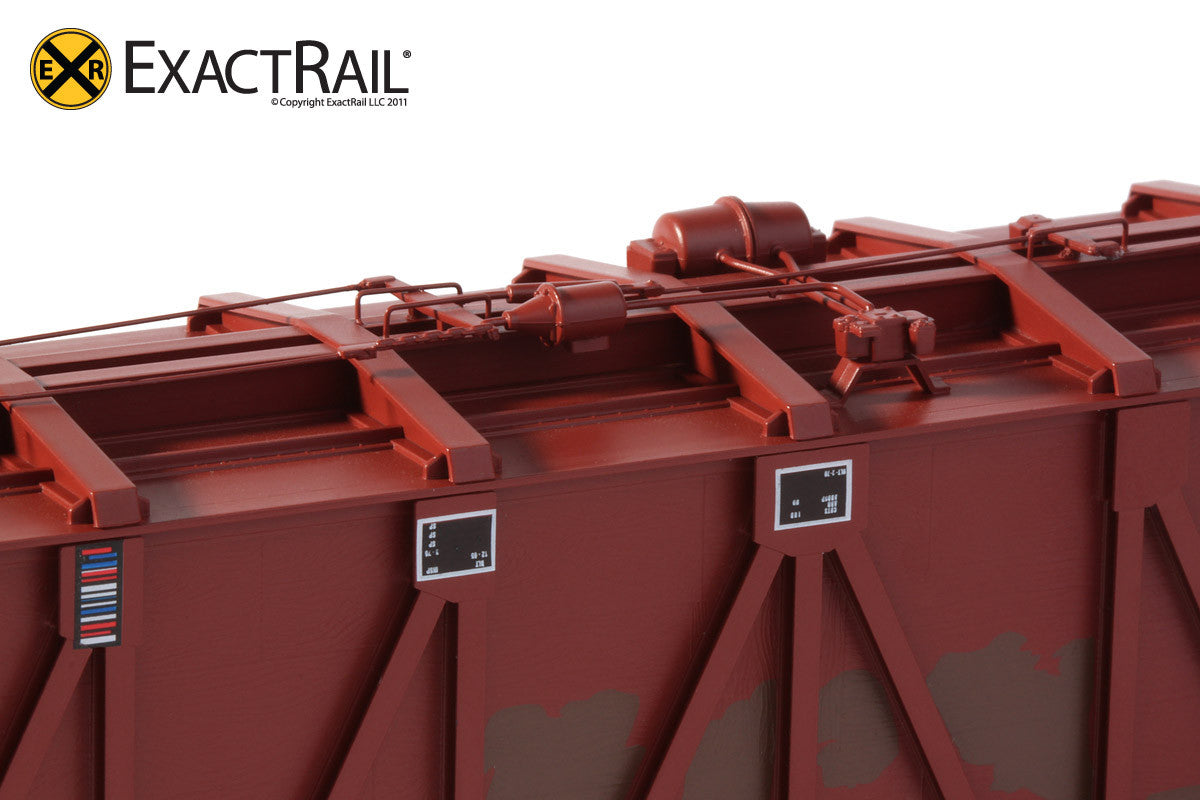 X - Gunderson 7466 Wood Chip Gondola : CLC - ExactRail Model Trains - 3