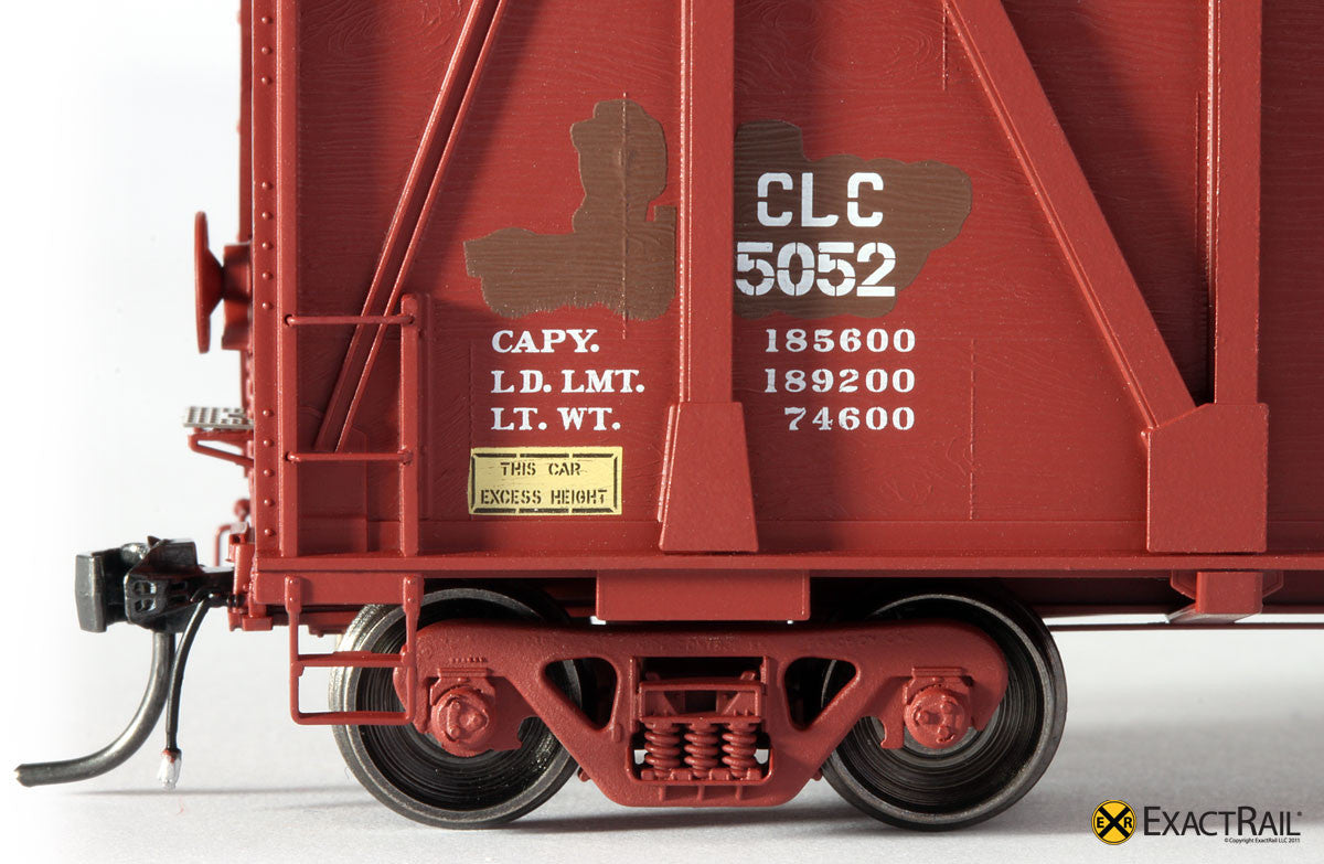 X - Gunderson 7466 Wood Chip Gondola : CLC - ExactRail Model Trains - 5