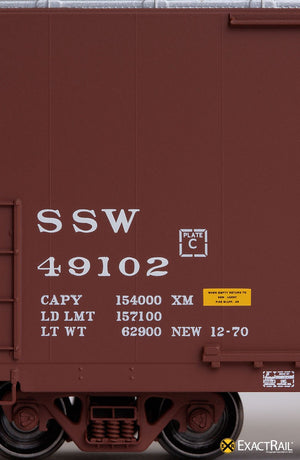 Gunderson 5200 Boxcar : SSW - ExactRail Model Trains - 6