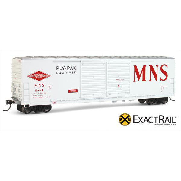 HO Scale: Gunderson 5200 Box Car - MNS - ExactRail Model Trains
