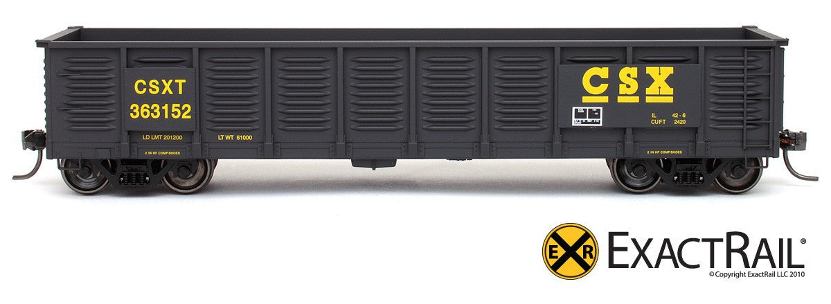 Gunderson 2420 Gondola : CSXT - ExactRail Model Trains - 2