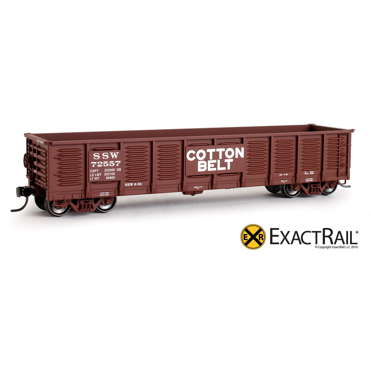 HO Scale: Gunderson 2420 Gondola - SSW 'Cotton Belt'