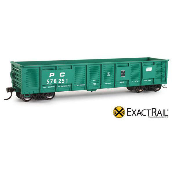 HO Scale: Gunderson 2420 Gondola - Penn Central