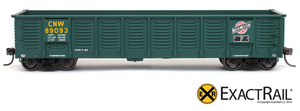 Gunderson 2420 Gondola : CNW - ExactRail Model Trains - 2