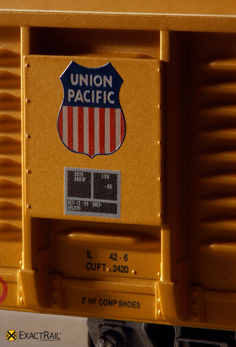 X - Gunderson 2420 Gondola : UP - ExactRail Model Trains - 2