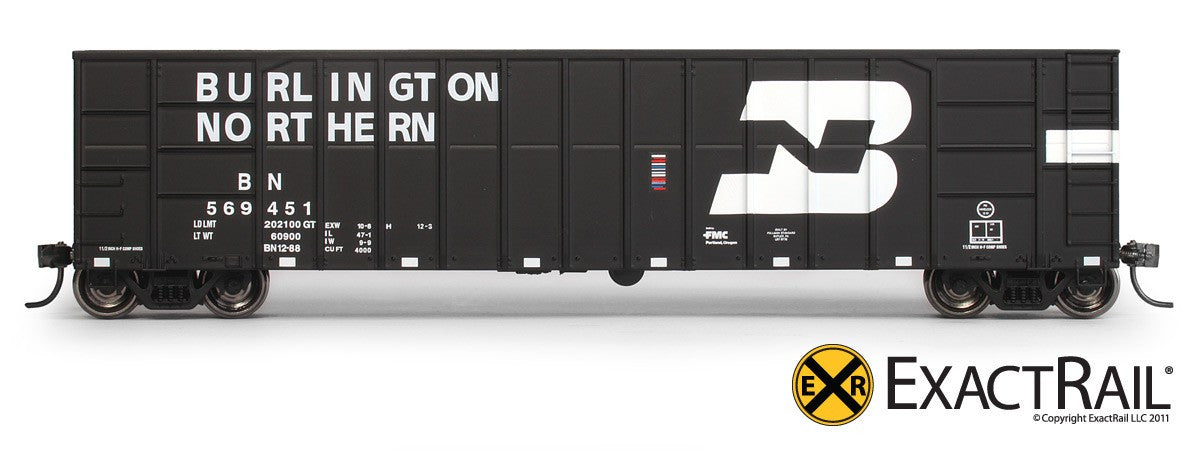 X - FMC 4000 Gondola : BN - ExactRail Model Trains - 2
