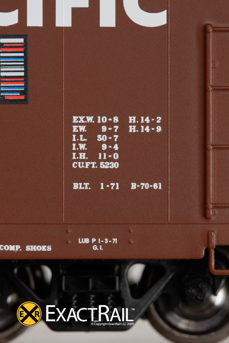 X - Gunderson 5200 Box Car : SP - ExactRail Model Trains - 6