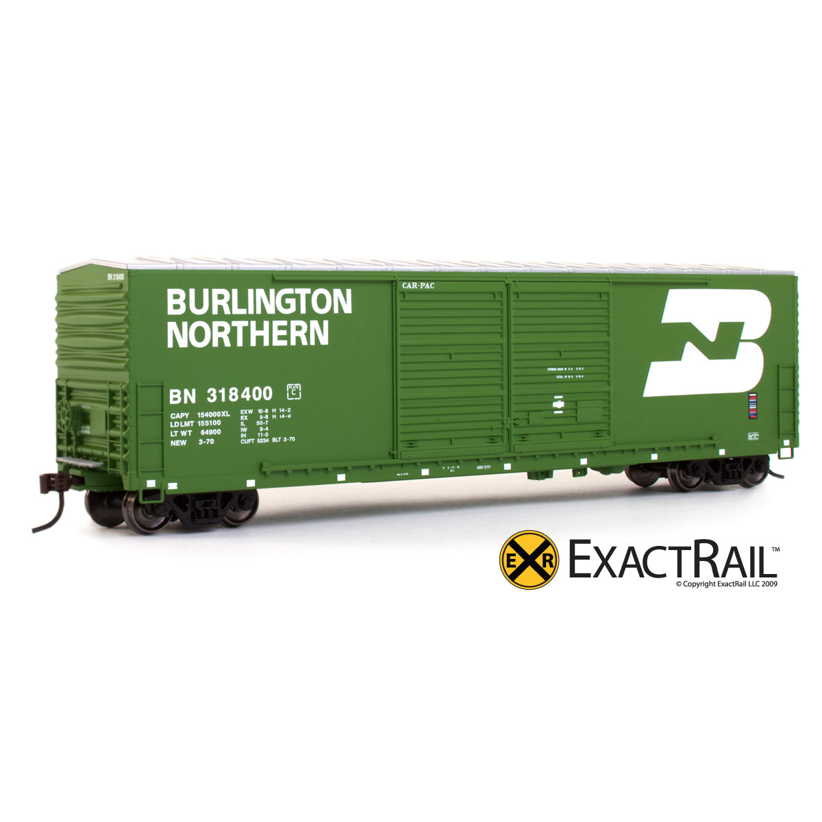 HO Scale: Gunderson 5200 Box Car - BN
