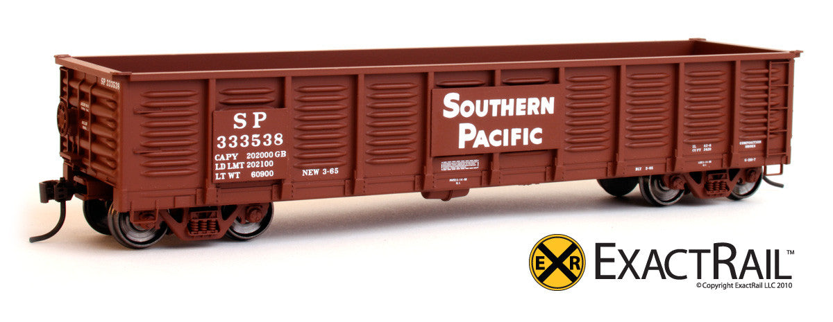 X - Gunderson 2420 Gondola : SP - ExactRail Model Trains - 1