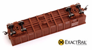 X - Gunderson 2420 Gondola : ATSF - ExactRail Model Trains - 3