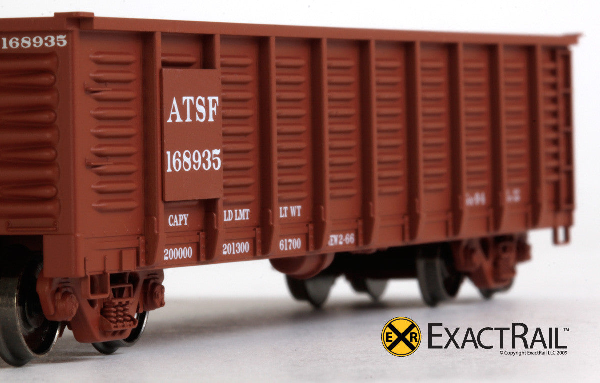 X - Gunderson 2420 Gondola : ATSF - ExactRail Model Trains - 7
