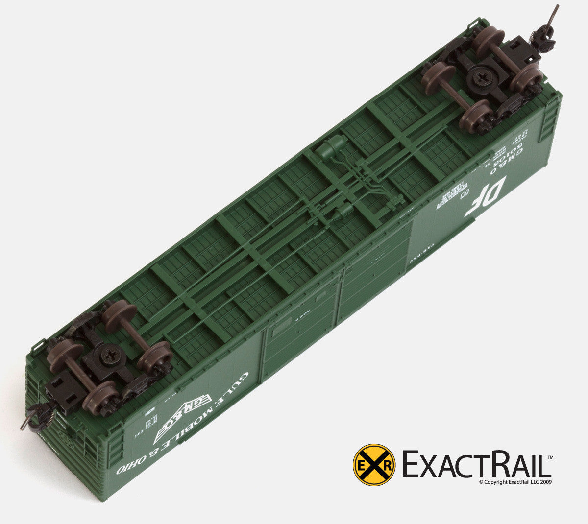 X - N - Gunderson 5200 Box Car : GM&O - ExactRail Model Trains - 5