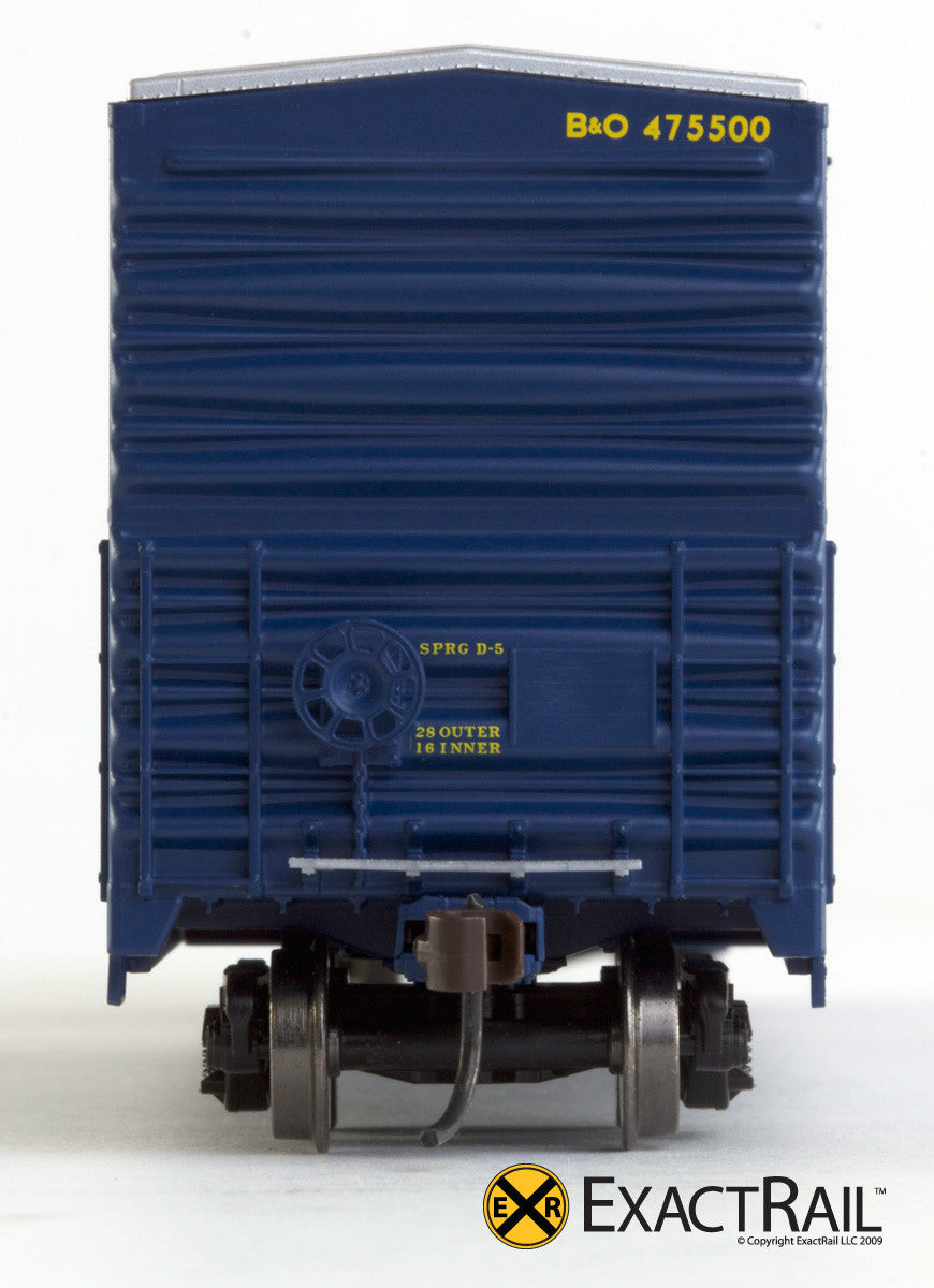 X - Gunderson 5200 Box Car : B&O - ExactRail Model Trains - 5