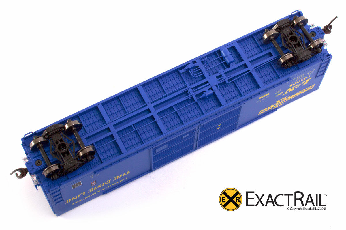 X - Gunderson 5200 Box Car : L&N - ExactRail Model Trains - 6