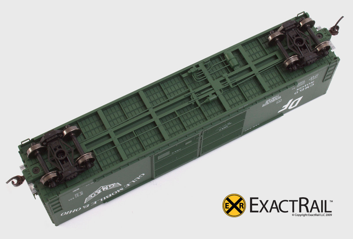 X - Gunderson 5200 Box Car : GM&O - ExactRail Model Trains - 4
