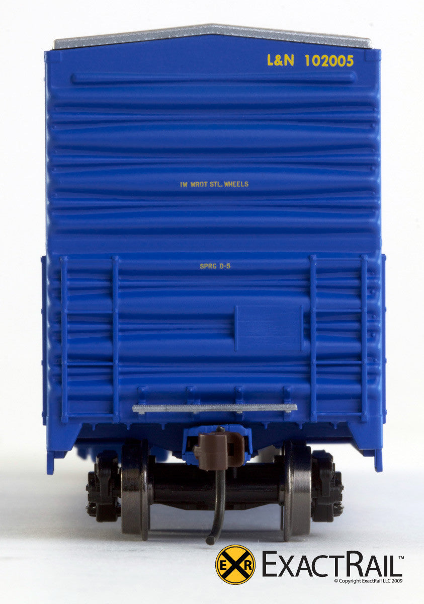 X - Gunderson 5200 Box Car : L&N - ExactRail Model Trains - 3