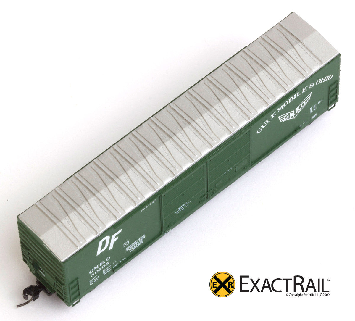 X - N - Gunderson 5200 Box Car : GM&O - ExactRail Model Trains - 3
