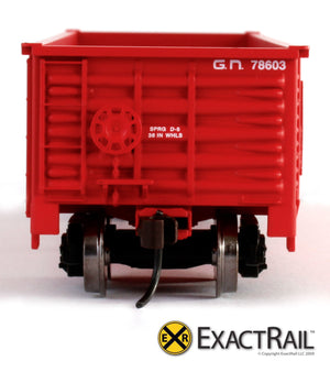 X - Gunderson 2420 Gondola : GN - ExactRail Model Trains - 2