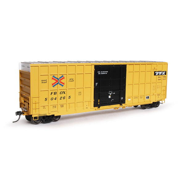 HO Scale: Trinity 6275 Boxcar - TTX/FBOX '2004 As-Delivered